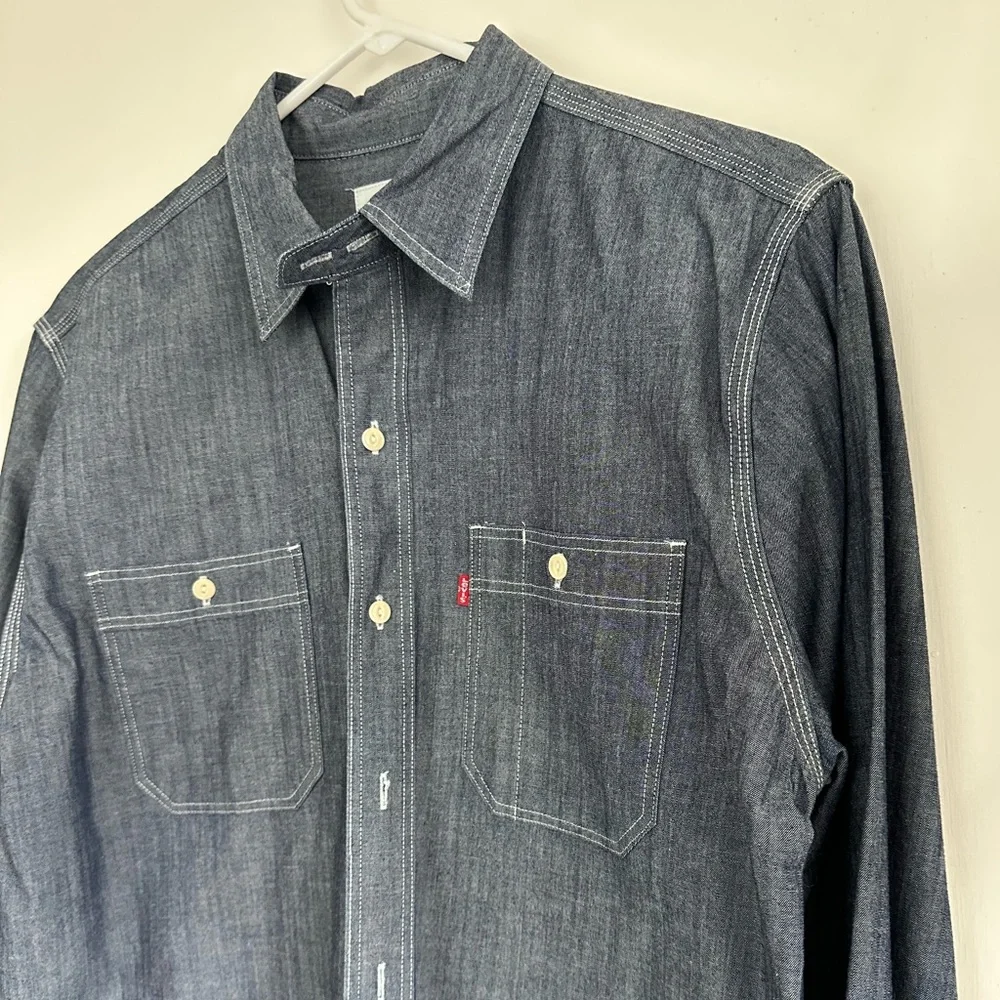 Levi's Denim Button-Up Shirt - Picture 3 of 4